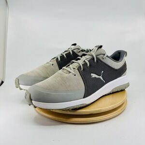 PUMA Grip Fusion Golf Shoes Men's Size 11.5 Gray Turf Sneakers Pre-Owned Comfort